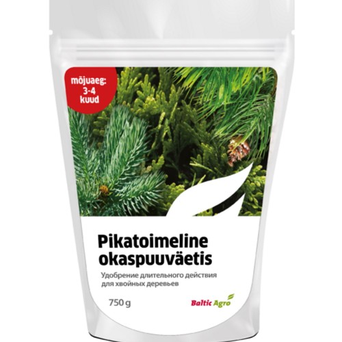 Okaspuuväetis pikatoimeline Baltic Agro 750 g